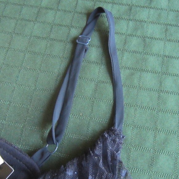 NWT SPEECHLESS Girls Dress Size 1 Navy Fully Lined Glitter Holiday HOCO Prom - Picture 4 of 10